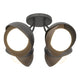 Brooklyn 4-Light Double Shade Semi-Flush