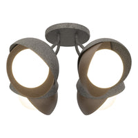 Brooklyn 4-Light Double Shade Semi-Flush