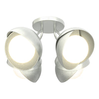 Brooklyn 4-Light Double Shade Semi-Flush