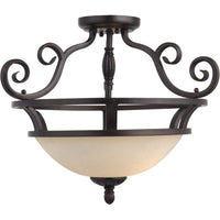 Manor 2-Light Semi-Flush Mount