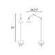 Library 1-Light Floor Lamp