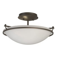 Plain Small Semi-Flush