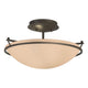 Plain Small Semi-Flush