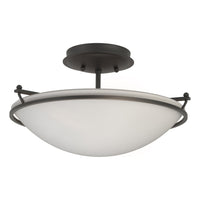 Plain Small Semi-Flush
