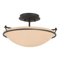Plain Small Semi-Flush