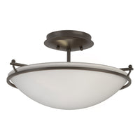Plain Small Semi-Flush