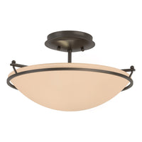 Plain Small Semi-Flush