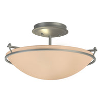 Plain Small Semi-Flush