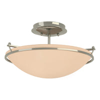 Plain Small Semi-Flush