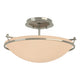 Plain Small Semi-Flush