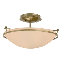 Plain Small Semi-Flush
