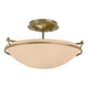 Plain Small Semi-Flush