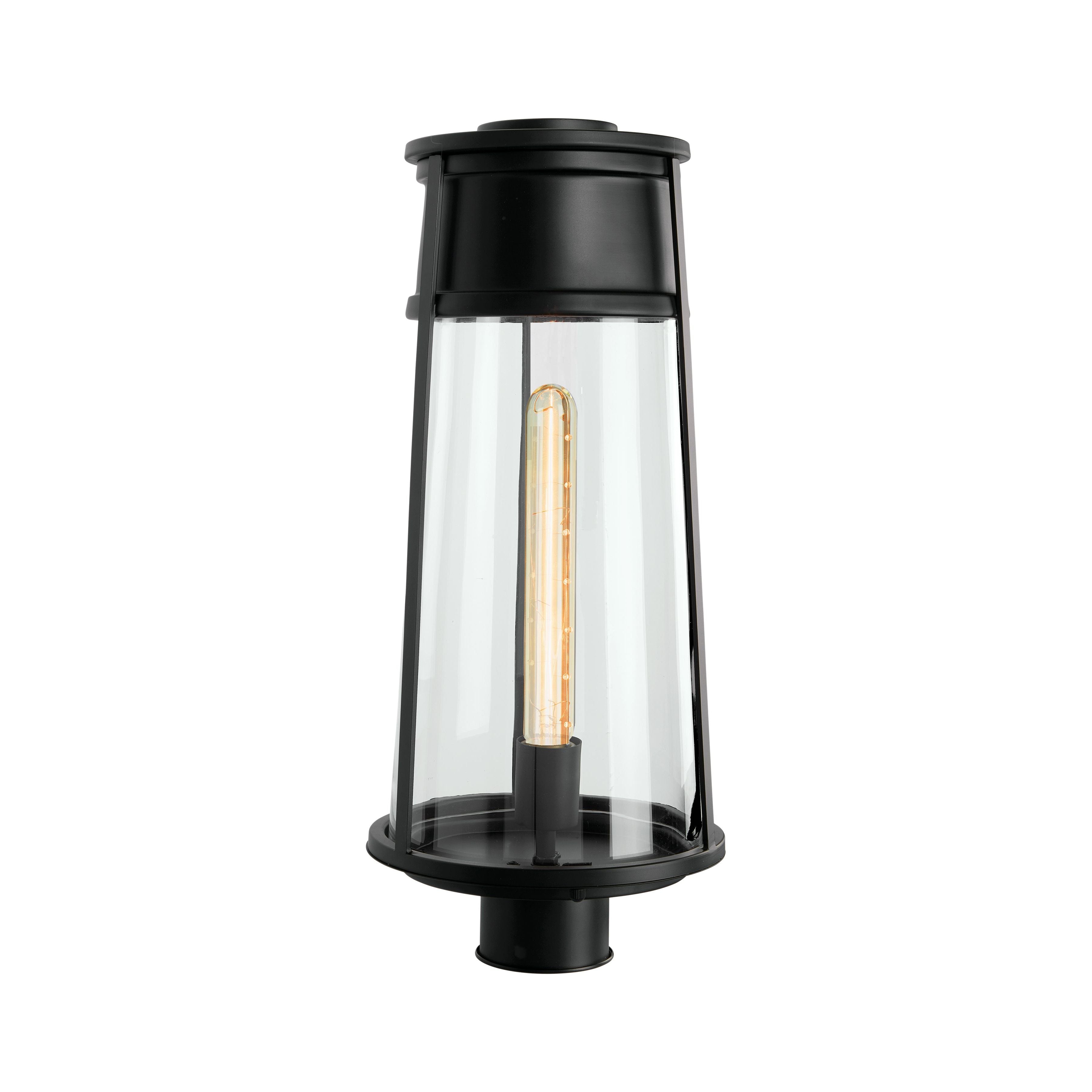 Cone Outdoor Post Lantern Light
