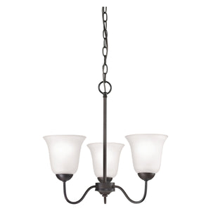 Conway 19" Wide 3-Light Chandelier