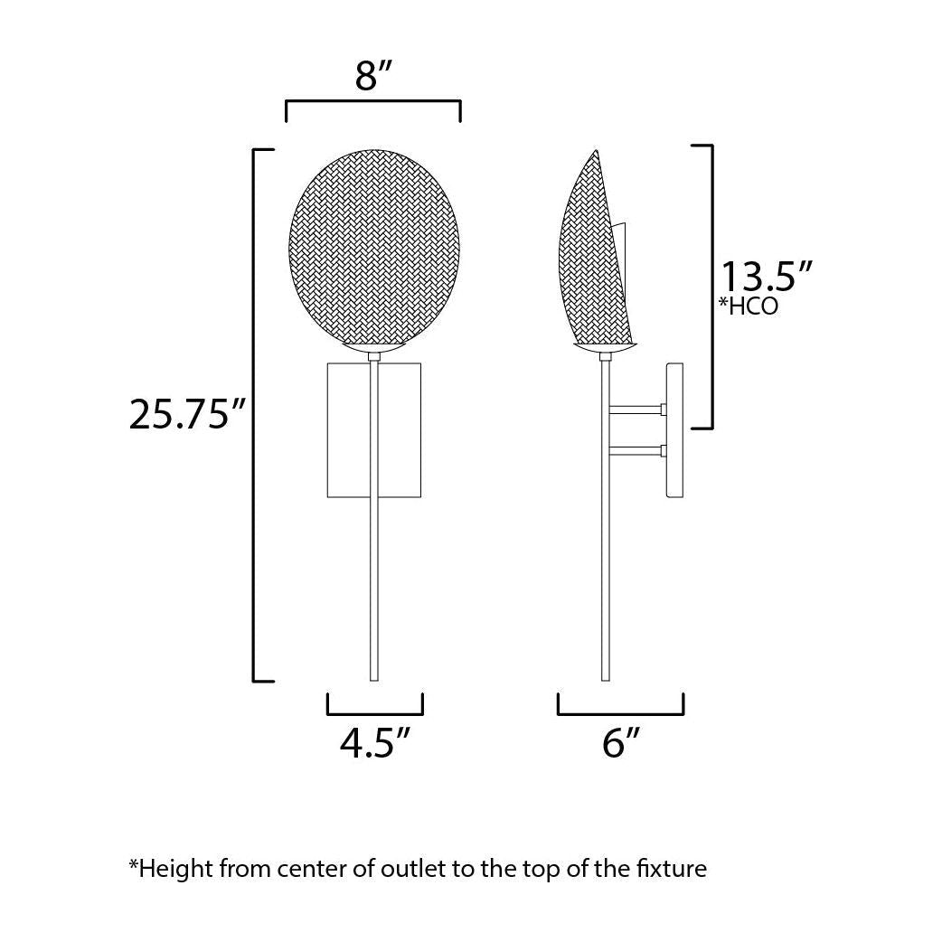 Maldives 1-Light Sconce