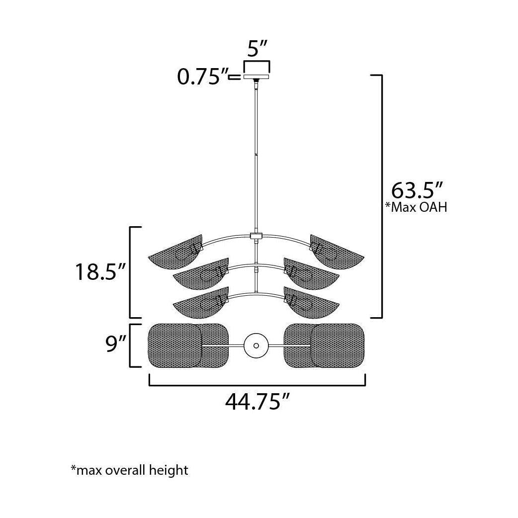 Bonnet 6-Light Chandelier