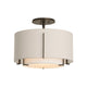Exos Small Double Shade Semi-Flush