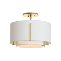 Exos Small Double Shade Semi-Flush