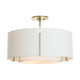Exos Double Shade Semi-Flush