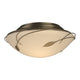 Forged Leaves Flush Mount