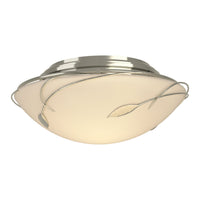 Forged Leaves Flush Mount
