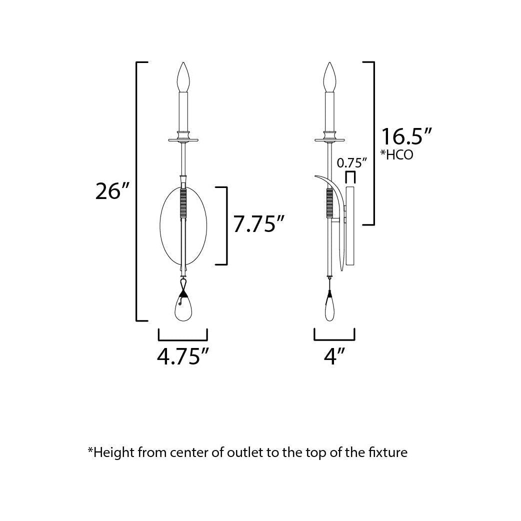 Eden 1-Light Sconce