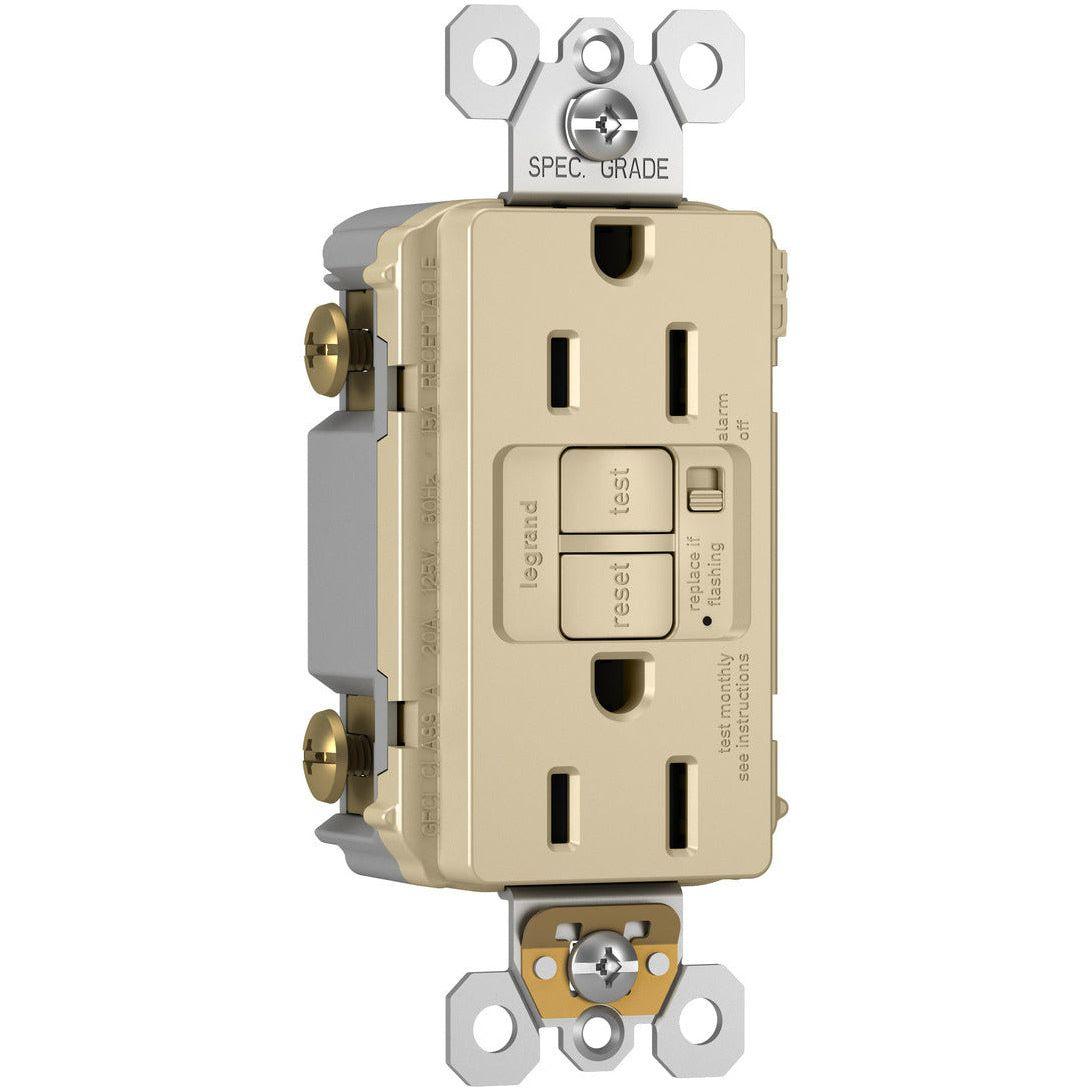 Legrand - radiant 15A Tamper-Resistant Self-Test GFCI Outlet with Audible Alarm - Lights Canada