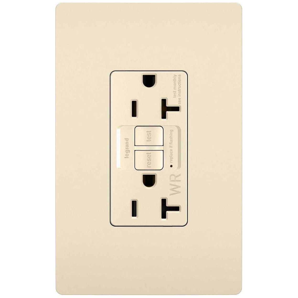 Legrand - radiant Spec-Grade 20A Weather-Resistant Self-Test GFCI Receptacle - Lights Canada