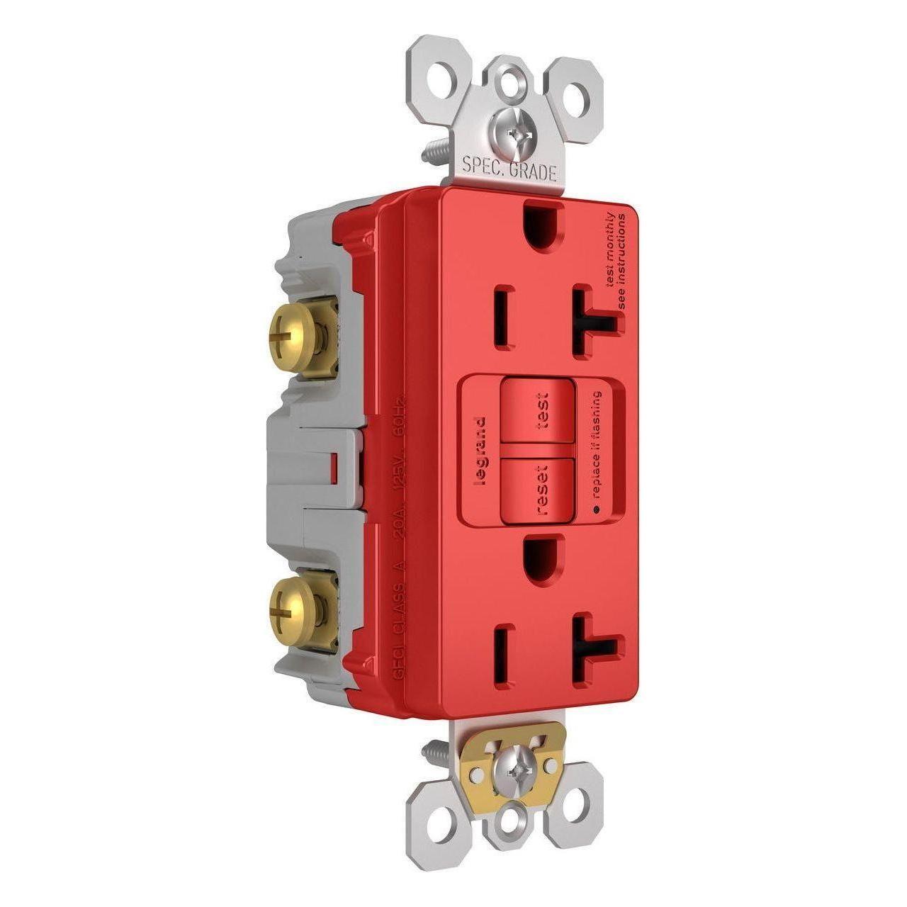 Legrand - radiant Spec-Grade 20A Tamper-Resistant Self-Test GFCI Receptacle - Lights Canada