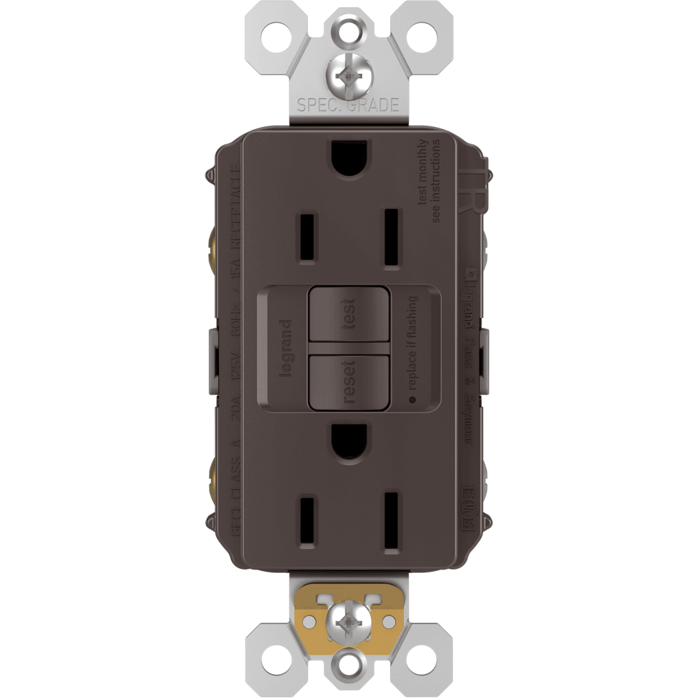 Legrand - radiant Spec-Grade 15A Tamper-Resistant Self-Test GFCI Receptacle - Lights Canada