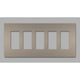 Legrand - radiant Five-Gang Screwless Wall Plate - Lights Canada