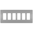 Legrand - radiant Six-Gang Screwless Wall Plate - Lights Canada