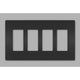 Legrand - radiant Four-Gang Screwless Wall Plate - Lights Canada