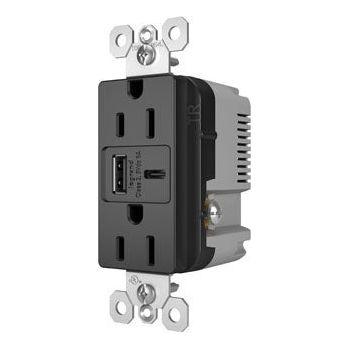 Legrand - radiant 15A Tamper-Resistant Ultra-Fast USB Type-A/C Outlet - Lights Canada