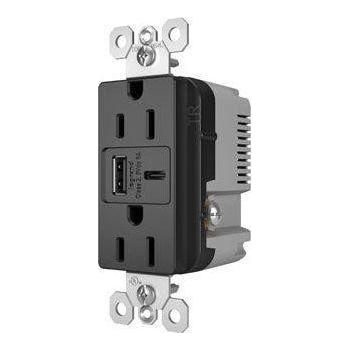 Legrand - radiant 15A Tamper-Resistant Ultra-Fast USB Type-A/C Outlet - Lights Canada