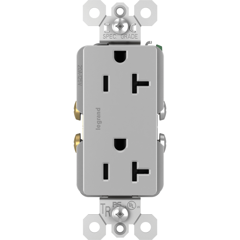 Legrand - radiant Spec-Grade 20A Tamper-Resistant Receptacle - Lights Canada