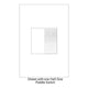 Legrand - Adorne 227V Half-Size Paddle Switch - Lights Canada