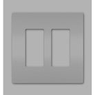 Legrand - radiant Two-Gang Screwless Wall Plate - Lights Canada