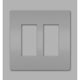 Legrand - radiant Two-Gang Screwless Wall Plate - Lights Canada