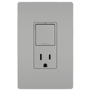 Legrand - radiant Single-Pole/3-Way Switch with 15A Tamper-Resistant Outlet - Lights Canada