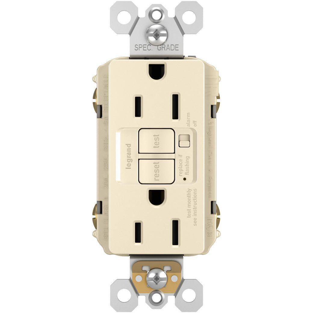 Legrand - radiant 15A Tamper-Resistant Self-Test GFCI Outlet with Audible Alarm - Lights Canada