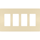 Legrand - radiant Four-Gang Screwless Wall Plate - Lights Canada