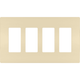 Legrand - radiant Four-Gang Screwless Wall Plate - Lights Canada