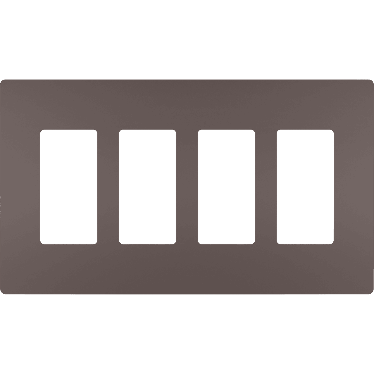 Legrand - radiant Four-Gang Screwless Wall Plate - Lights Canada