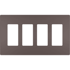 Legrand - radiant Four-Gang Screwless Wall Plate - Lights Canada