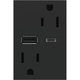 Legrand - Adorne 15A Tamper-Resistant Ultra-Fast USB Type A/C Outlet - Lights Canada