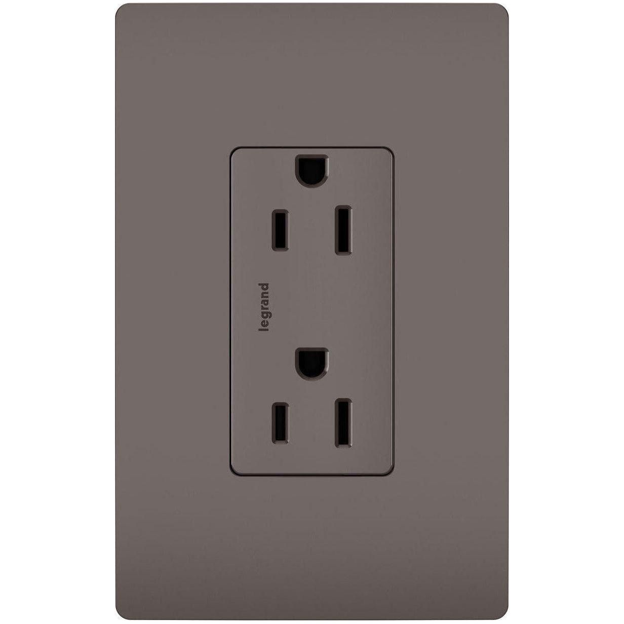 Legrand - radiant 15A 125V Duplex Tamper-Resistant Outlet - Lights Canada