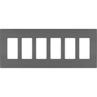 Legrand - radiant Six-Gang Screwless Wall Plate - Lights Canada