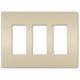 Legrand - radiant Three-Gang Screwless Wall Plate - Lights Canada
