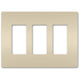 Legrand - radiant Three-Gang Screwless Wall Plate - Lights Canada